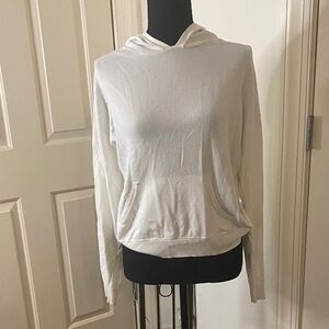 Forever 21 Cream Hoodie Sweatshirt